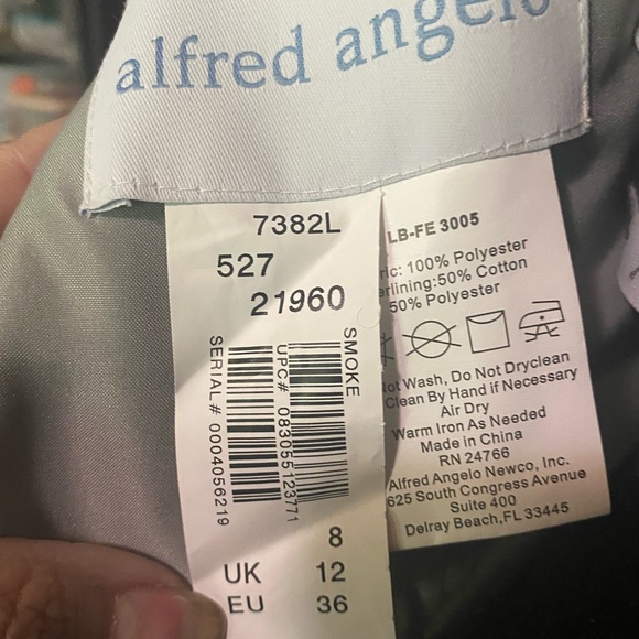 Alfred Angelo 7382L Evening Gown NWT - Picture 7 of 7